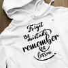 Hoodie Unisex Forget The Mistake Remember The Lesson