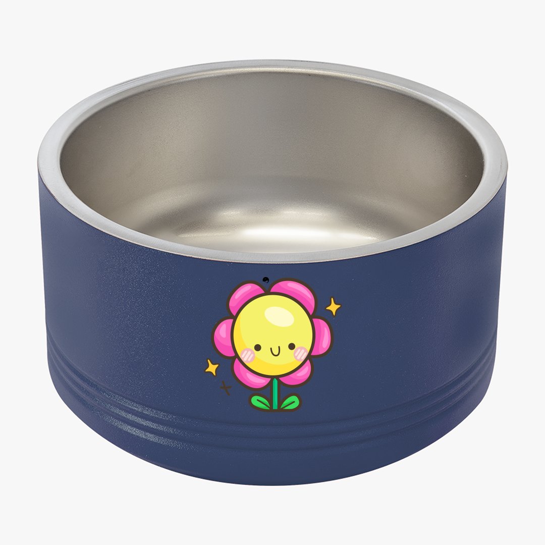 Pet Bowl Happy Flower