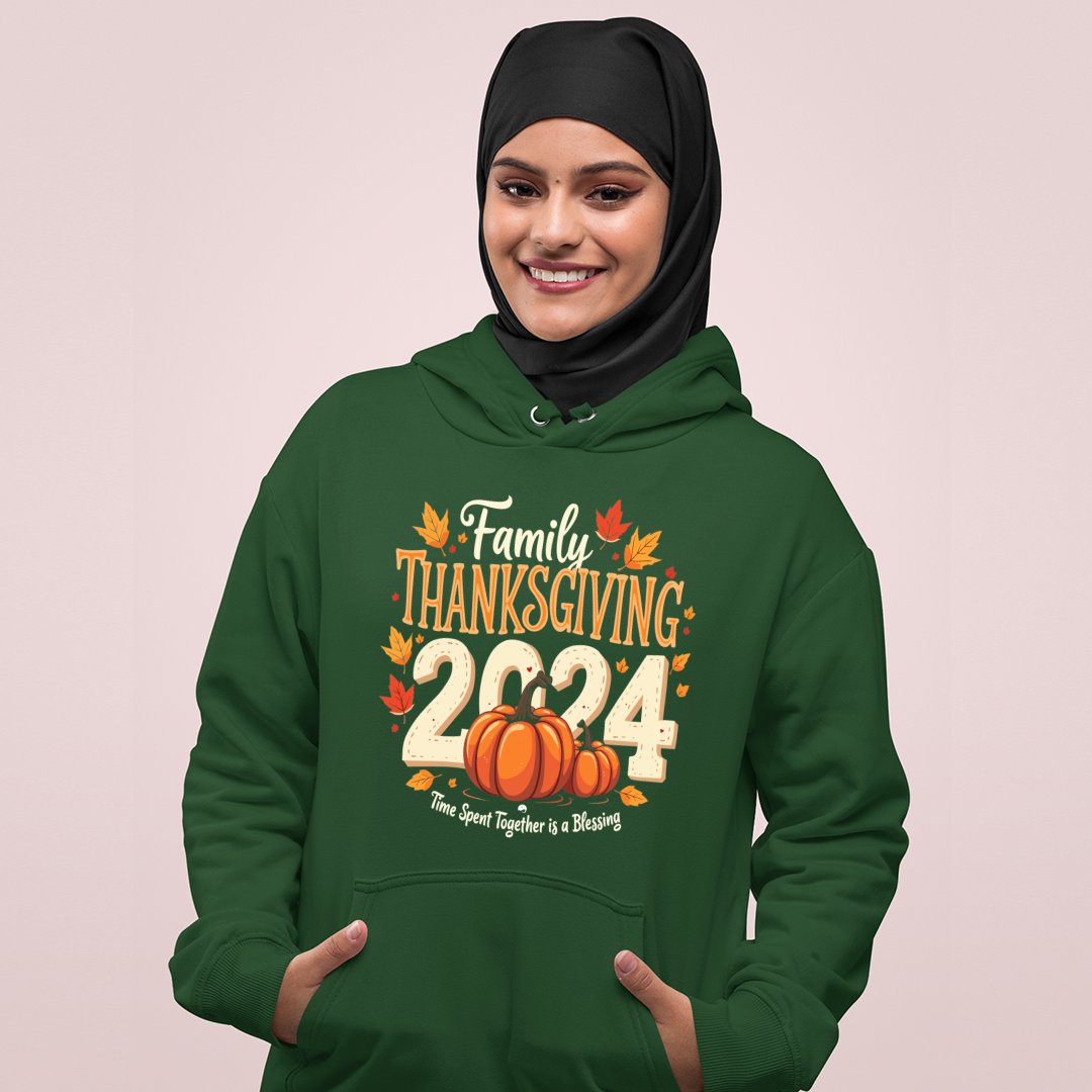 Hoodie Unisex Family Thanksgiving 2024