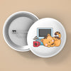 Pin Buttons Coffee Break Cat Nap