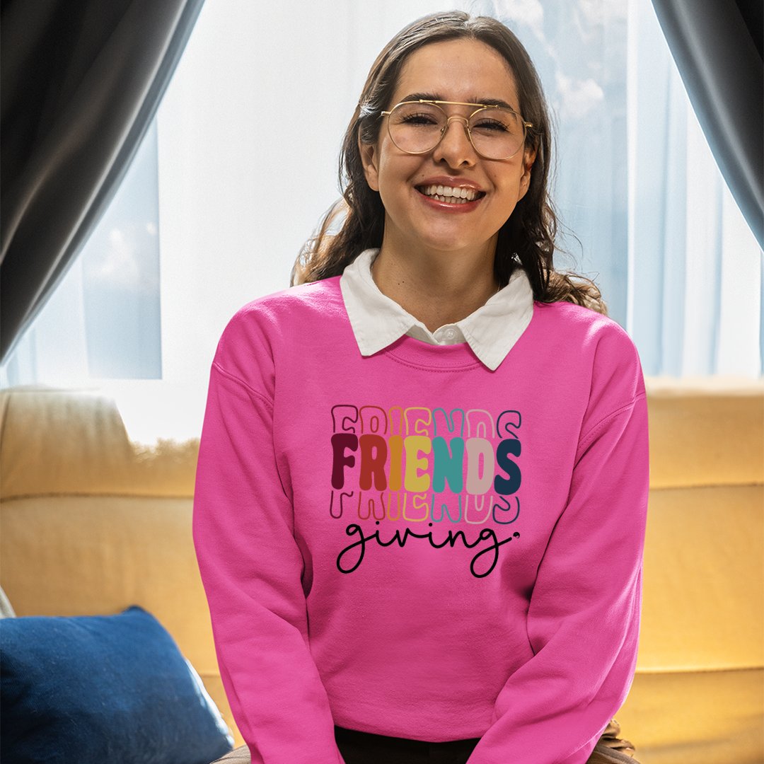 Sweatshirt Unisex Friendsgiving Stacked