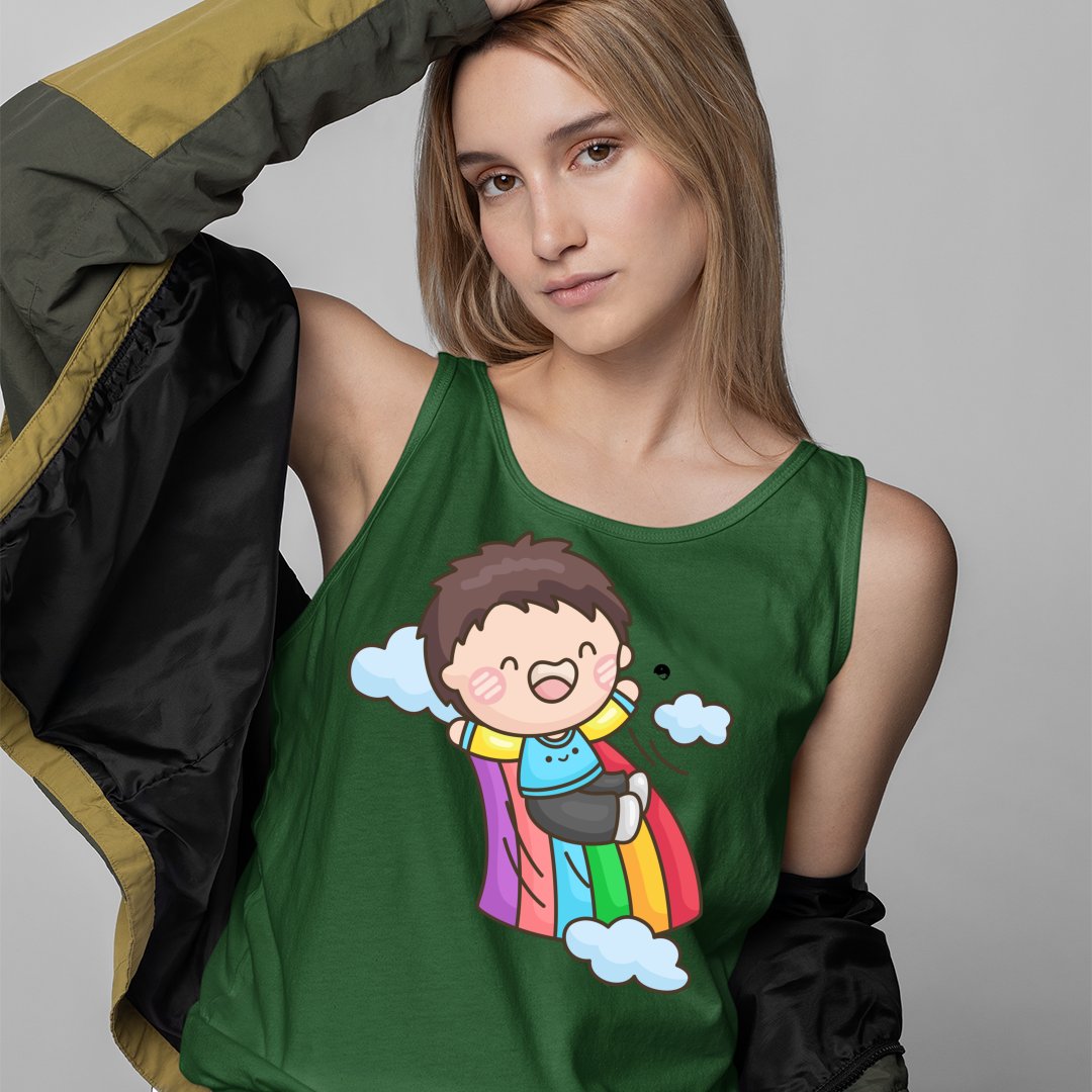 Unisex Jersey Tank The Rainbow