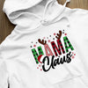 Hoodie Unisex Mama Claus Christmas Pattern Design