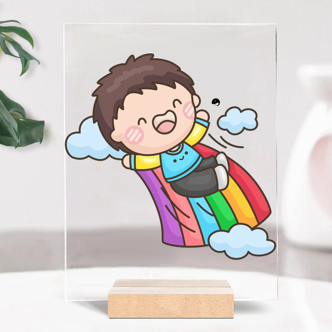 Glass Acrylic The Rainbow