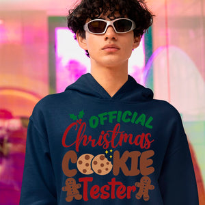 Hoodie Unisex Official Christmas Cookie Tester