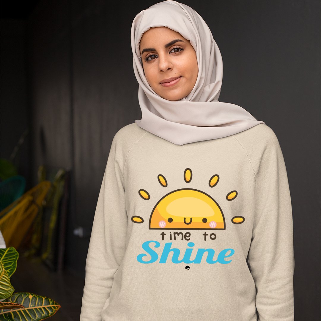 Sweatshirt Unisex Time To Shine