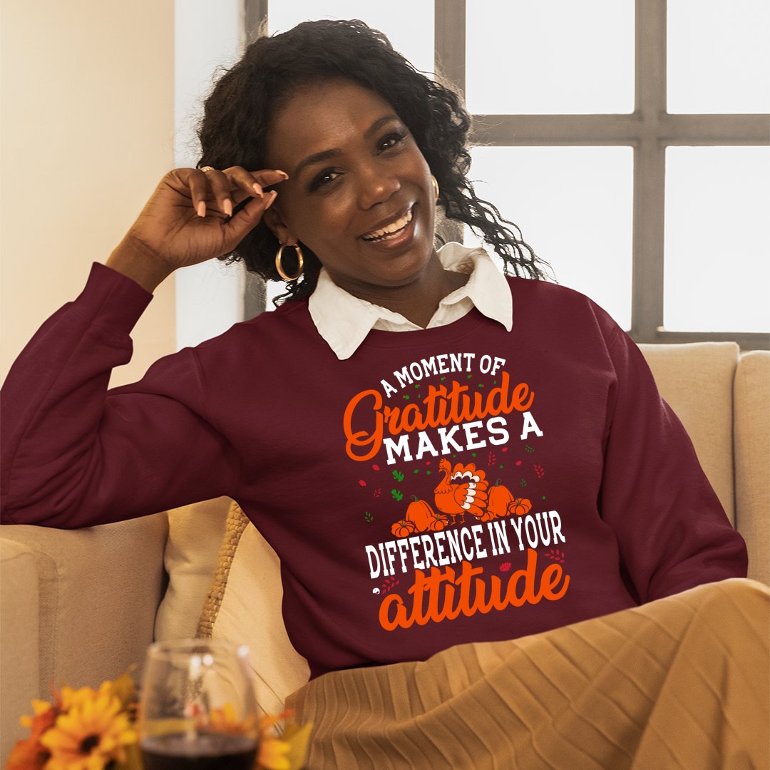 Sweatshirt Unisex Gratitude Makes A Difference