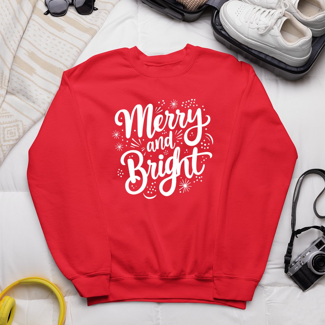 Sweatshirt Unisex Merry And Bright