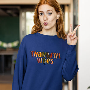 Sweatshirt Unisex Thankful Vibes