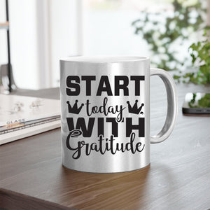 Mug Start Today With Gratitude