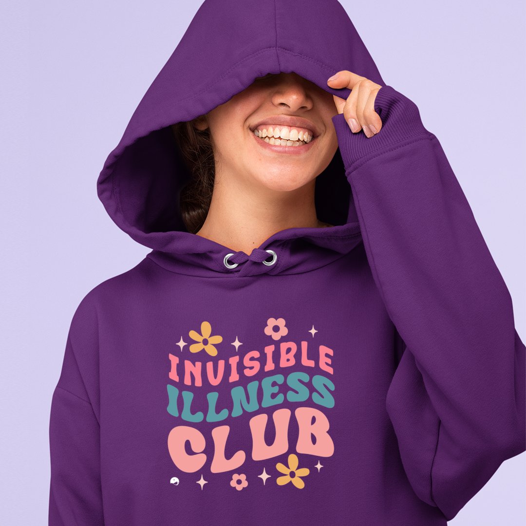 Hoodie Unisex Invisible Illness Club