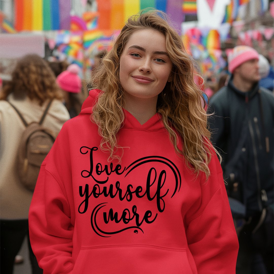 Hoodie Unisex Love Yourself More