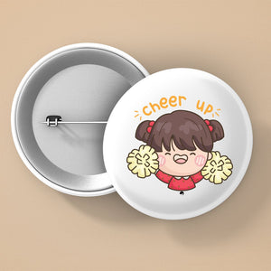 Pin Buttons Cheer Up