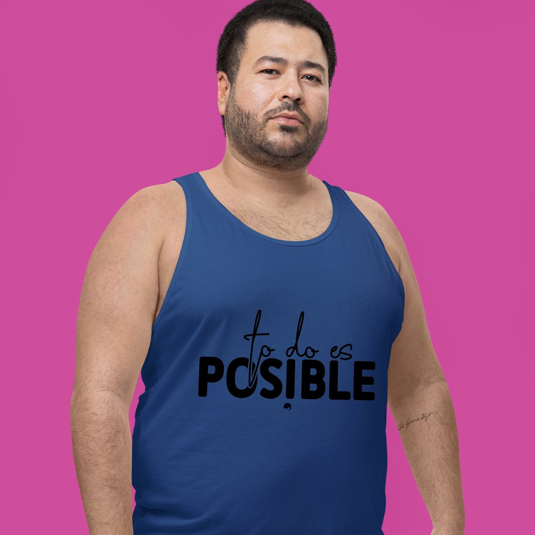 Unisex Jersey Tank To Do Es Posible