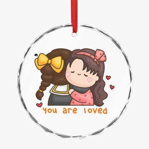 Crystal Glass Ornament You Are Loved