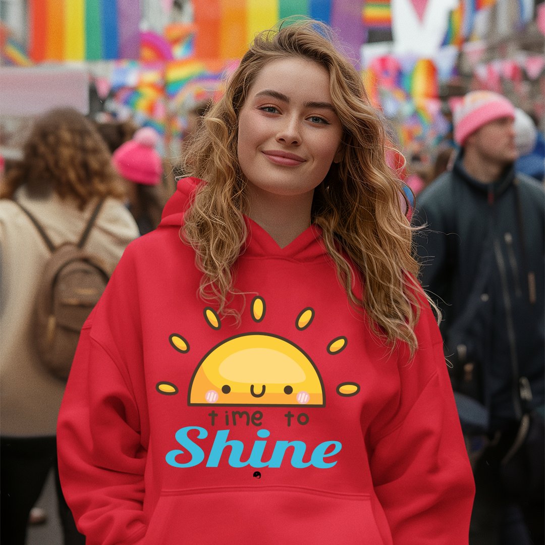 Hoodie Unisex Time To Shine