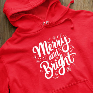 Hoodie Unisex Merry And Bright