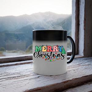 Mug Merry Christmas Retro Christmas Doodle Dots