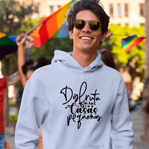 Hoodie Unisex Disfruta De Las Casas Pequenas