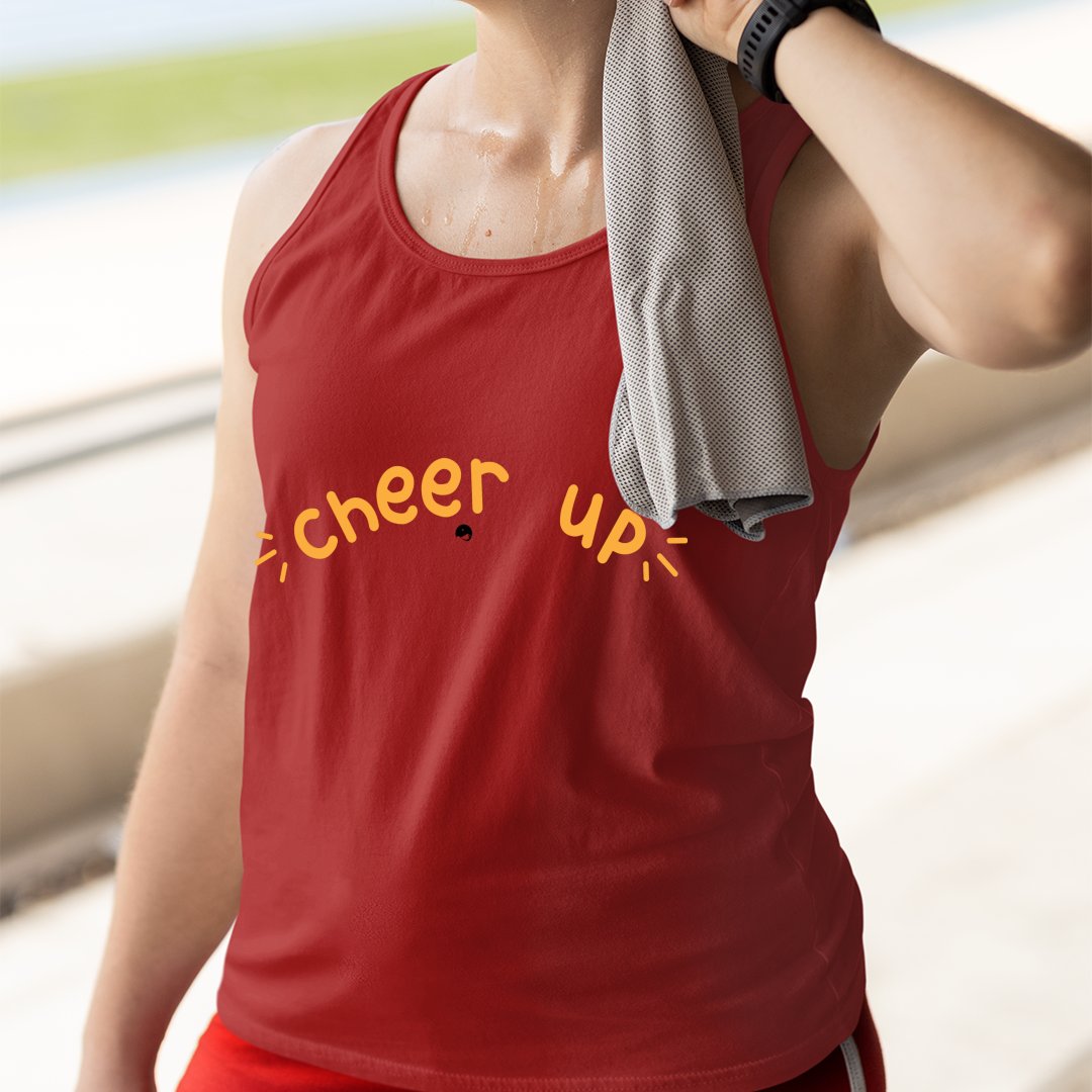 Unisex Jersey Tank Cheer Up