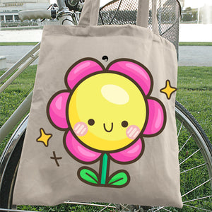 Tote Bag Happy Flower