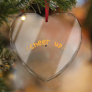 Crystal Glass Ornament Cheer Up