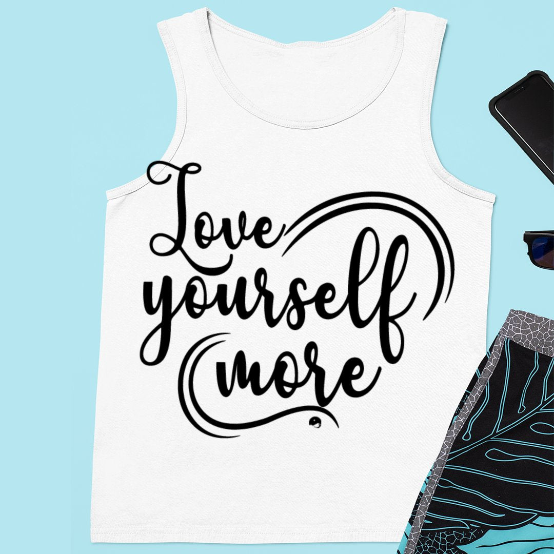 Unisex Jersey Tank Love Yourself More