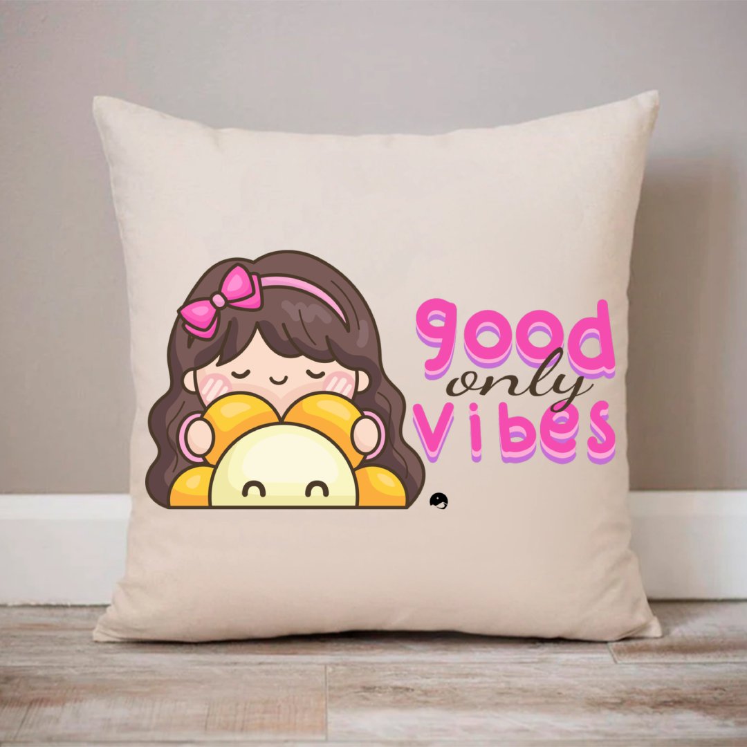 Pillow Case Only Good Vibes