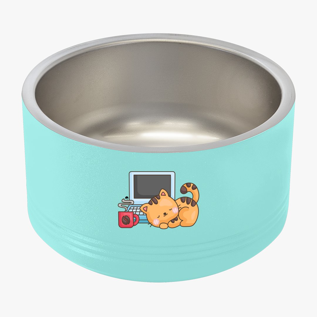 Pet Bowl Coffee Break Cat Nap