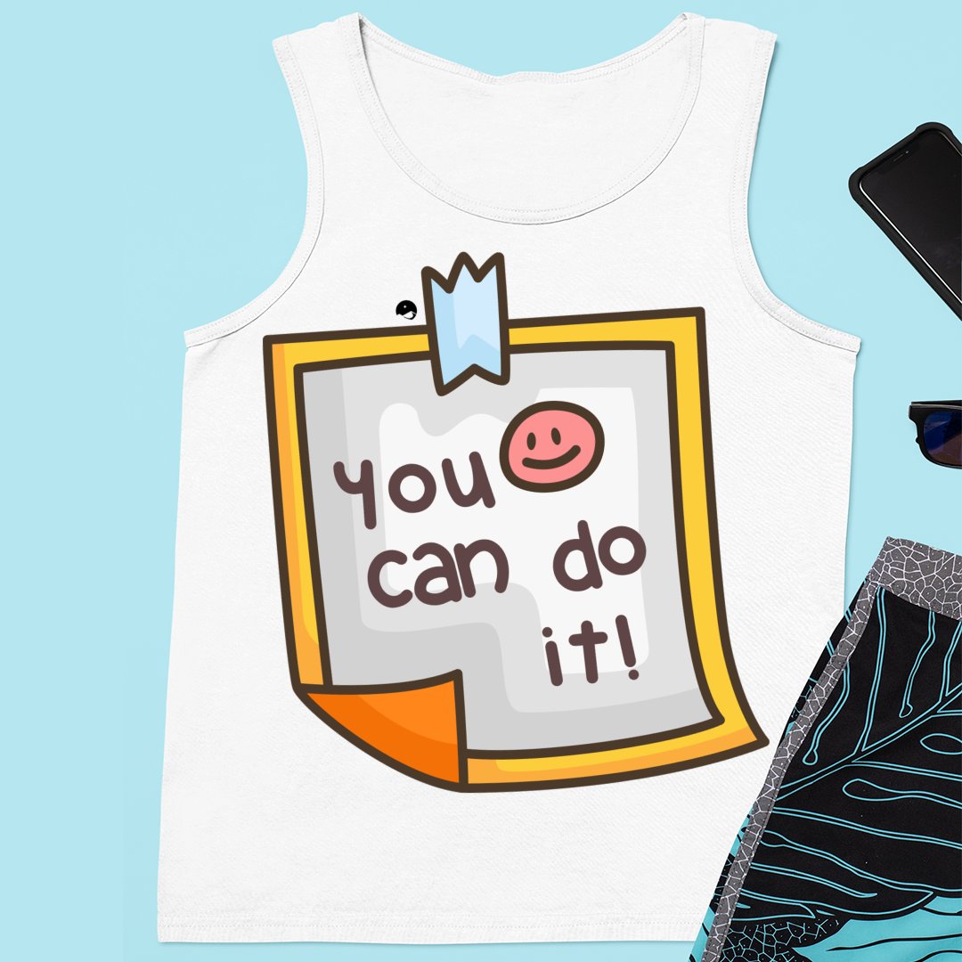 Unisex Jersey Tank You Can Do It