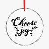 Crystal Glass Ornament Choose Joy