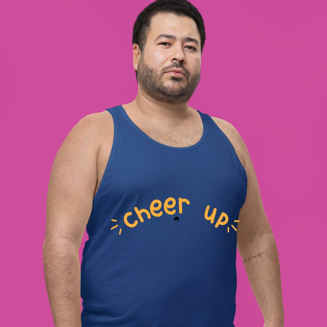 Unisex Jersey Tank Cheer Up