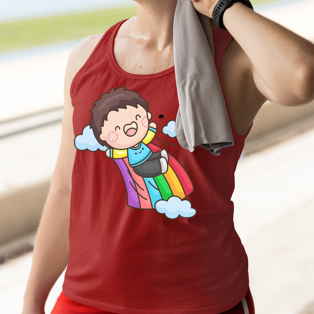 Unisex Jersey Tank The Rainbow