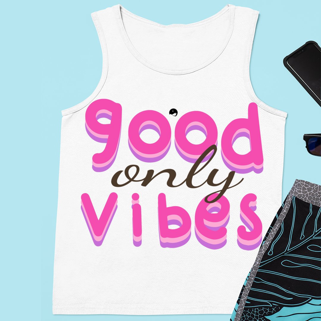 Unisex Jersey Tank Only Good Vibes