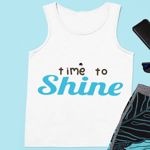 Unisex Jersey Tank Time To Shine