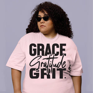 T-shirt Grace Gratitude Grit