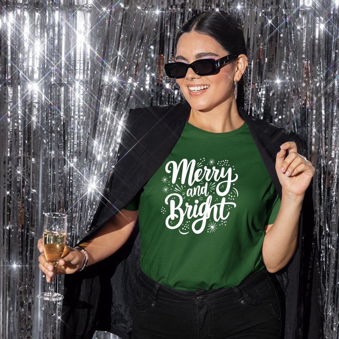 T-Shirt Merry And Bright