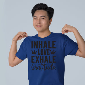 T-shirt Inhale Love Exhale Gratitude