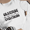 Sweatshirt Unisex Gratitude Over Everything