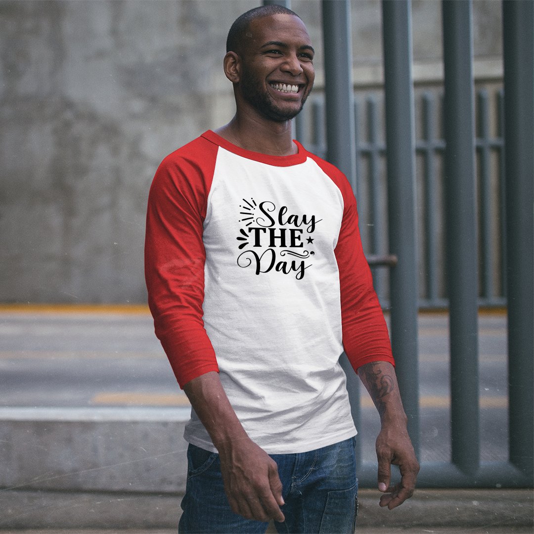 Unisex Sleeve Baseball Tee Stay The Day