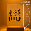Glass Acrylic Hustle Juice