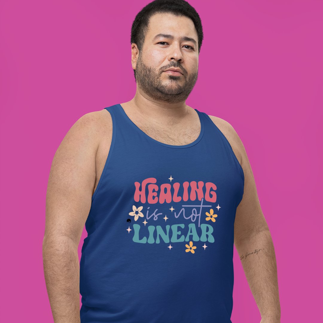 Unisex Jersey Tank Healing Is Not Linear