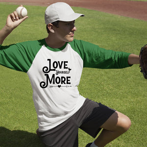 Unisex Sleeve Baseball Tee Love Yourself More