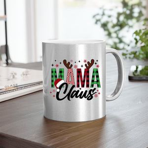 Mug Mama Claus Christmas Pattern Design