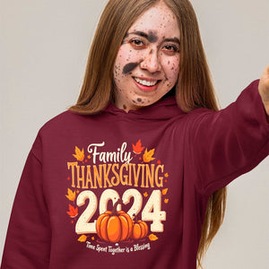 Hoodie Unisex Family Thanksgiving 2024