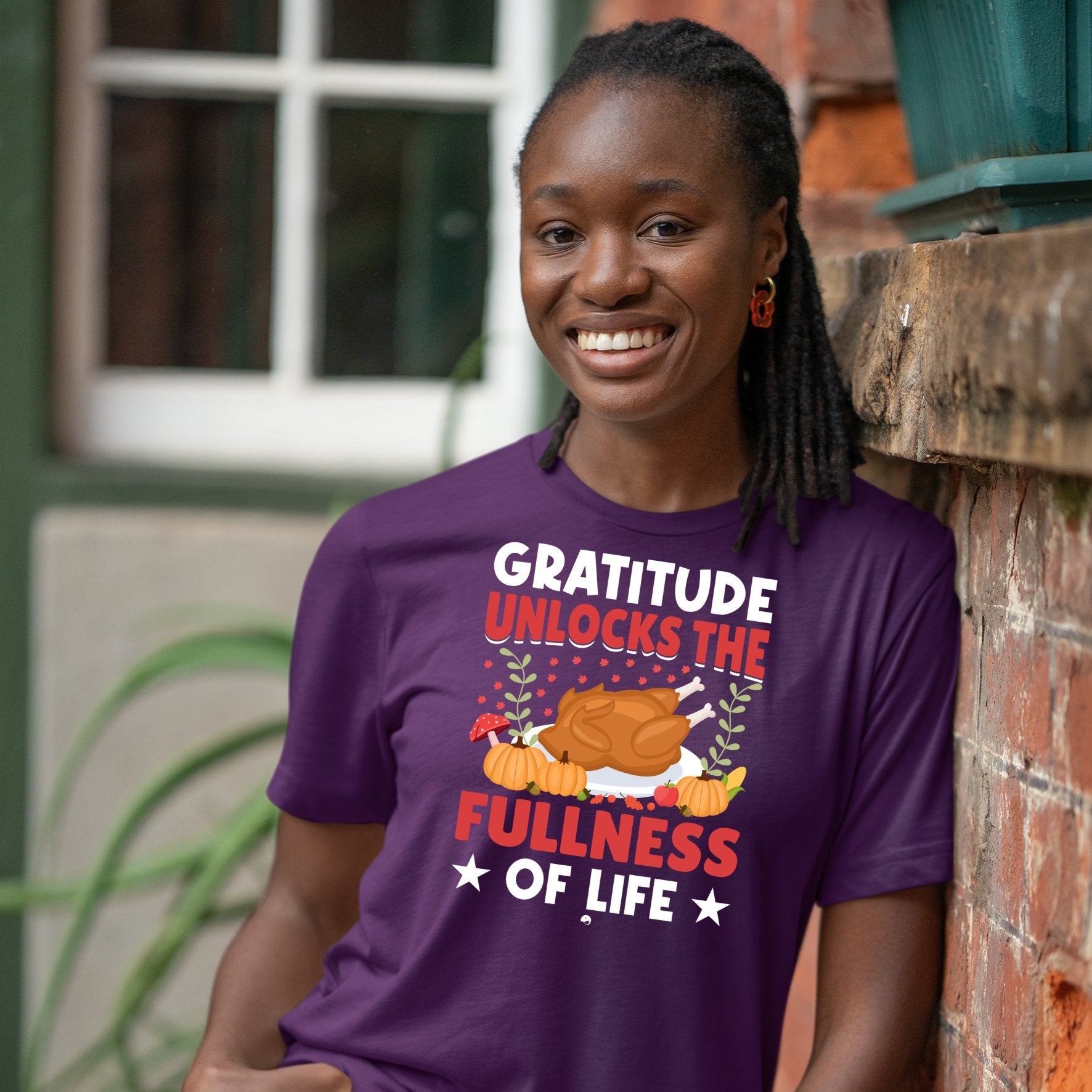 T-shirt Gratitude Unlocks The Fullness Of Life