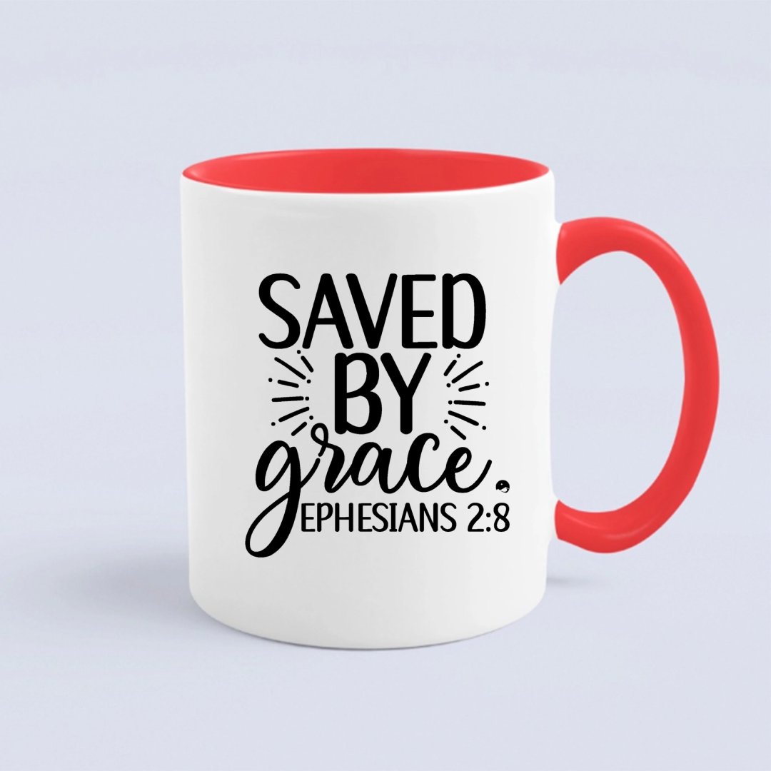 Mug Saved By Grace Ephesians