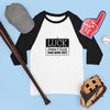 Unisex 3\4 Sleeve Baseball Tee