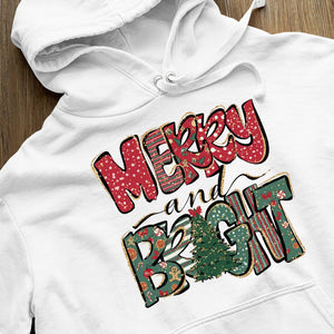 Hoodie Unisex Merry & Bright