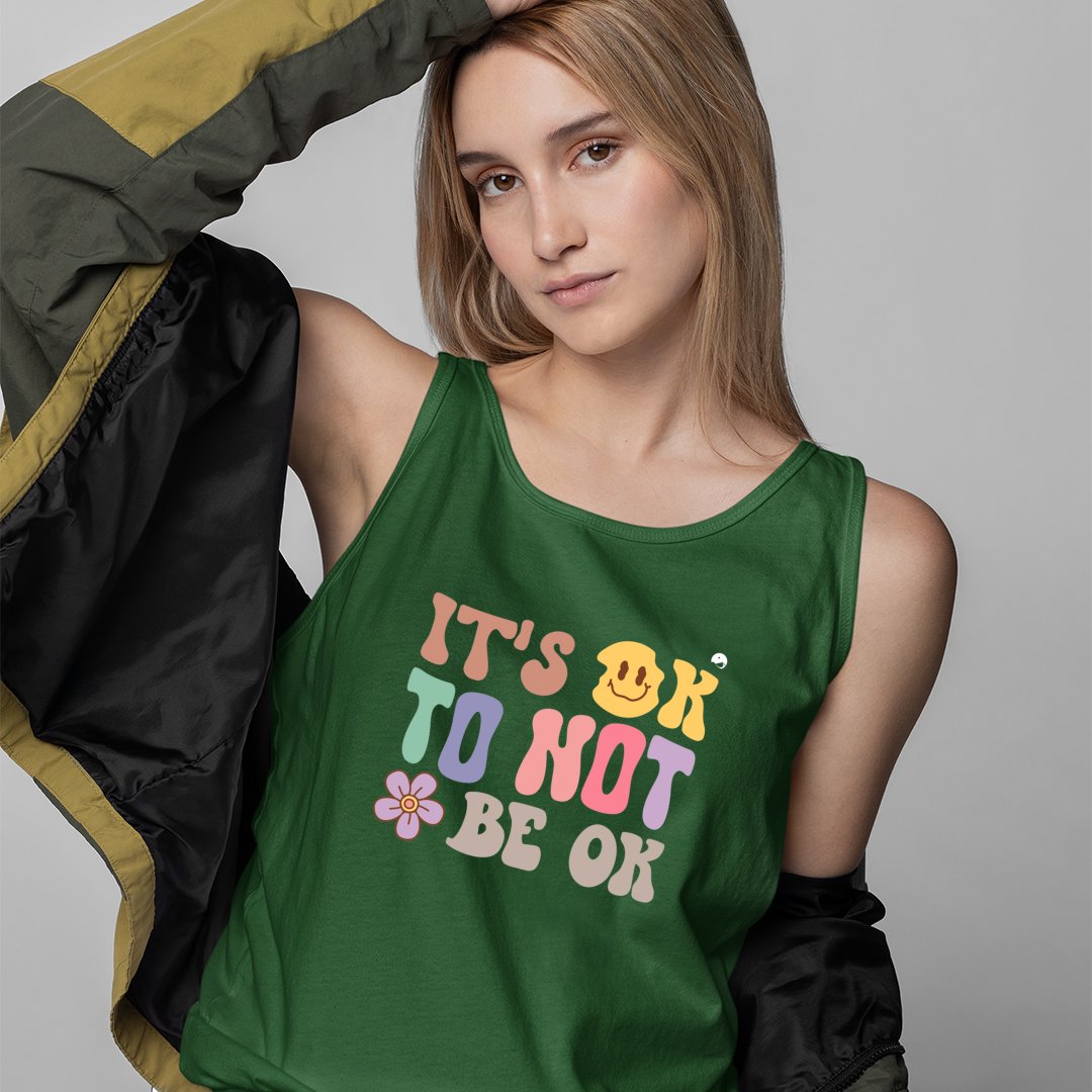 Unisex Jersey Tank It's Ok To Not Be Ok